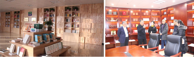 省委常委、省總工會主席馬吉孝同志來我司為全國職工書屋示范點(diǎn)揭牌